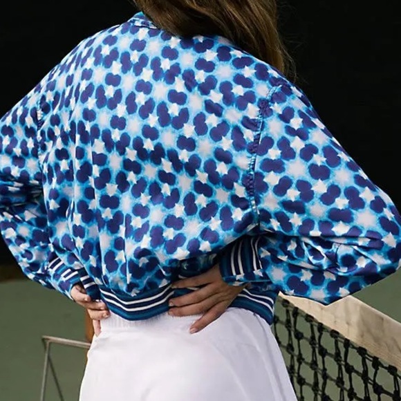Free People - Top Seed Printed Tennis Jacket NWT - Picture 3 of 14